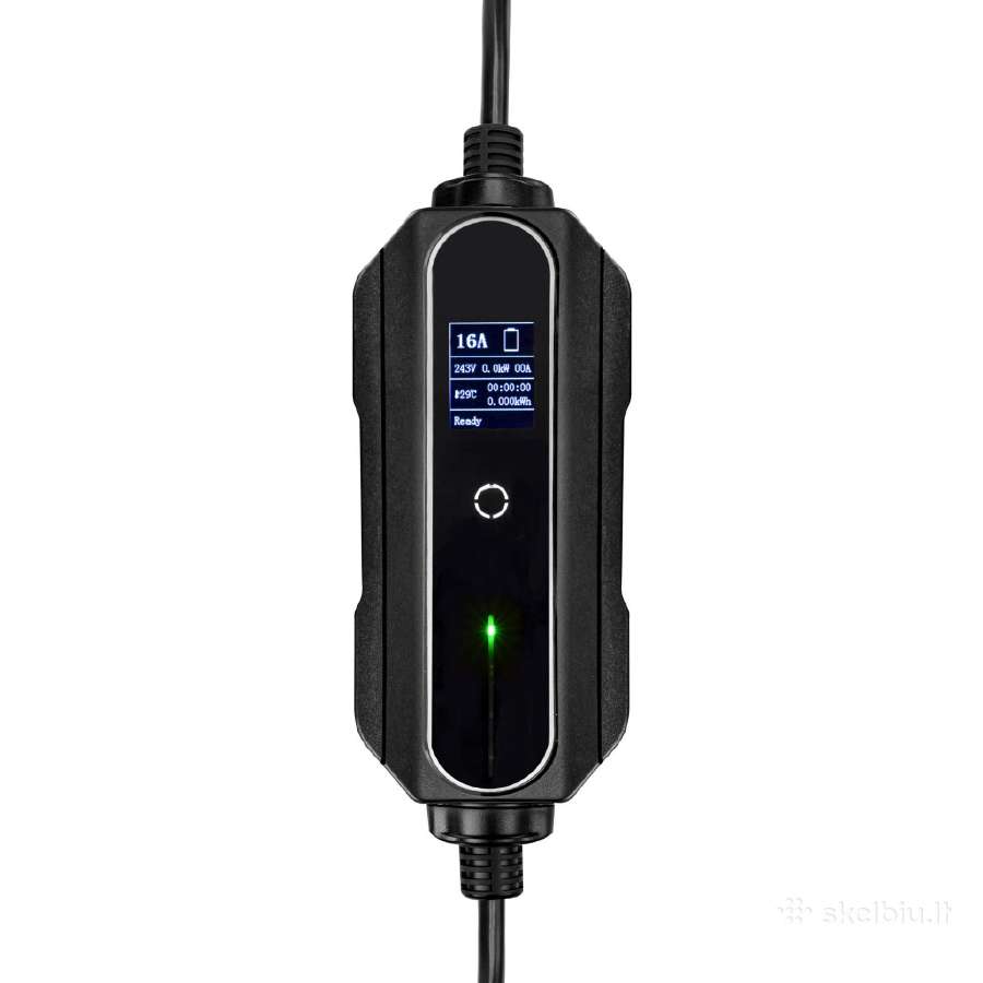 Elektromobilio pakrovėjas, kabelis, adapteris Ev - nuotraukos Nr. 14