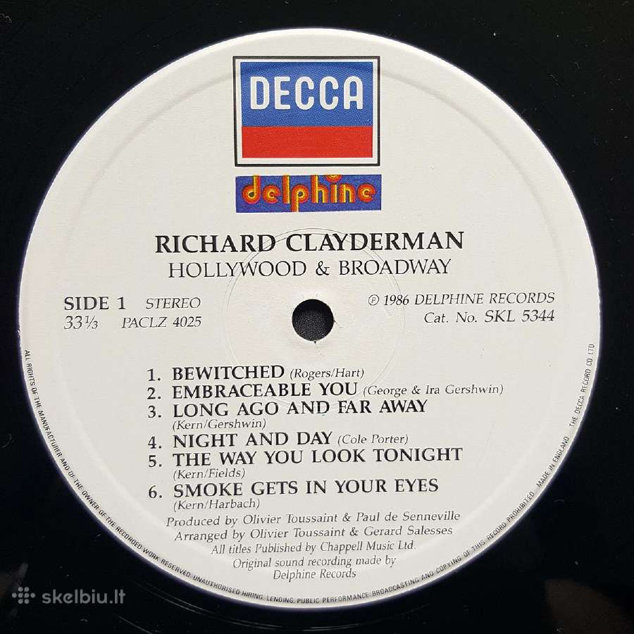 Richard Clayderman – Hollywood And Broadway - nuotraukos Nr. 3