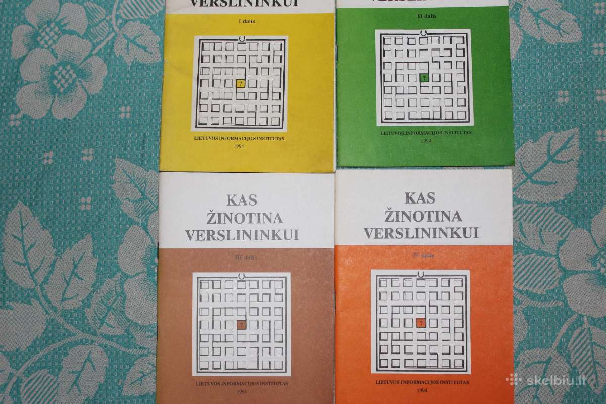 Kas žinotina verslininkui I, II, III, Iv