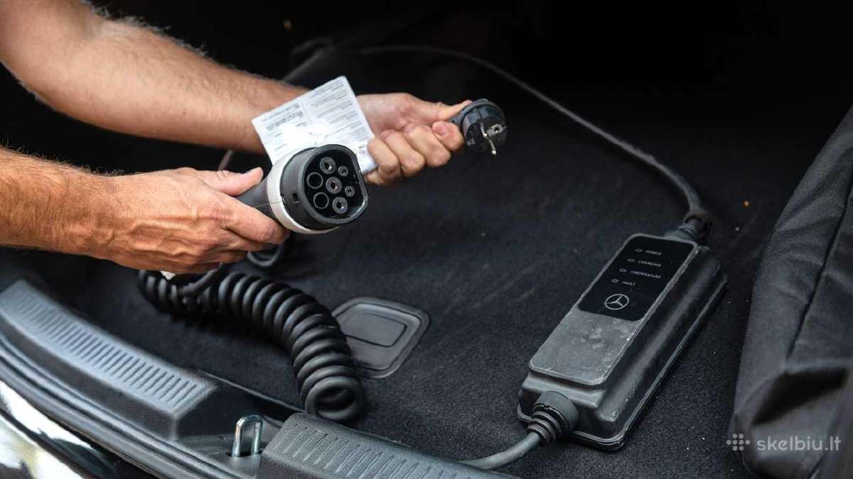 Mercedes įkrovimo kabelis pakrovejas laidas type 2