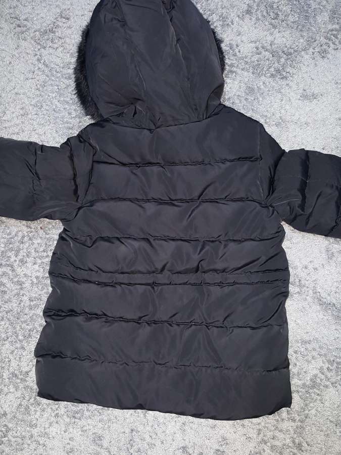 Zara pukinė šiltutė ilga striukė - nuotraukos Nr. 2