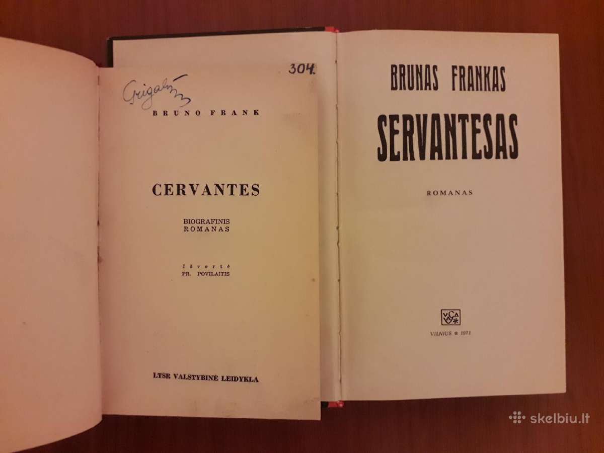 Bruno Frank "Cervantes" 1941 ir 1971 metai - nuotraukos Nr. 2