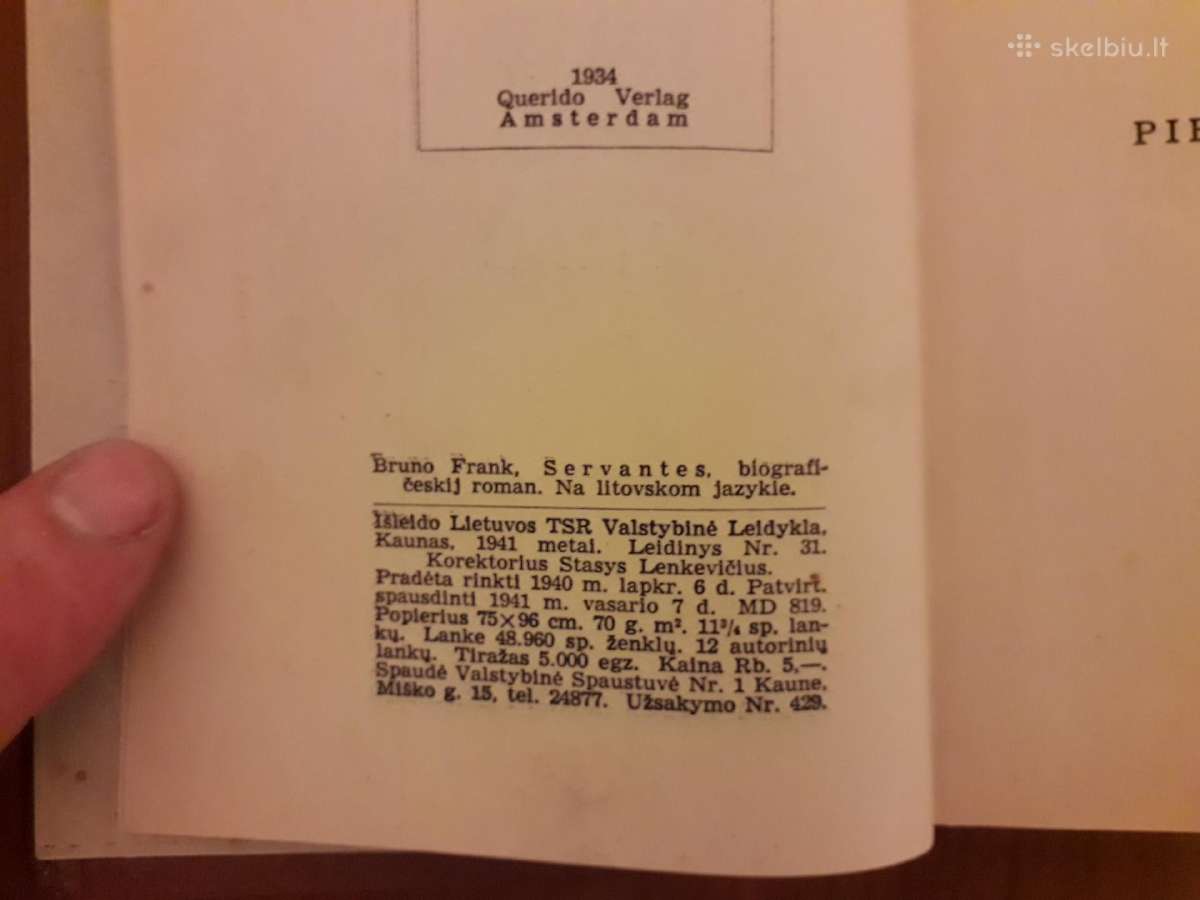 Bruno Frank "Cervantes" 1941 ir 1971 metai - nuotraukos Nr. 3