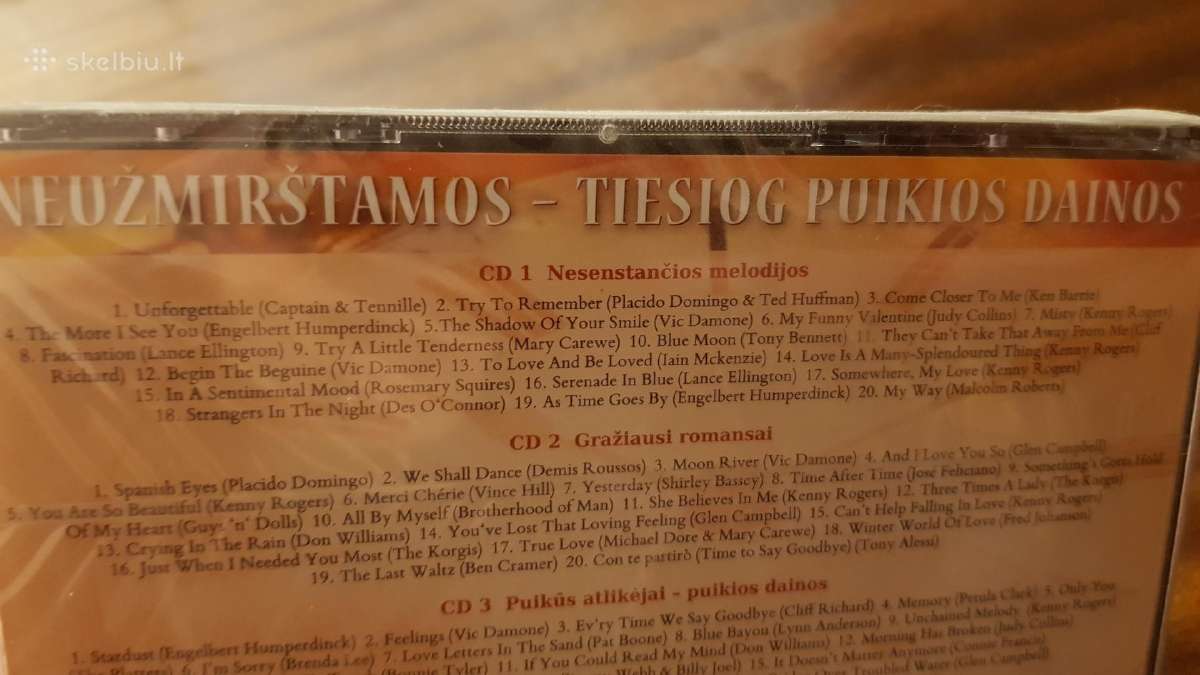 CD kompaktu rinkinys 5cd melomanams gal dovana - nuotraukos Nr. 3
