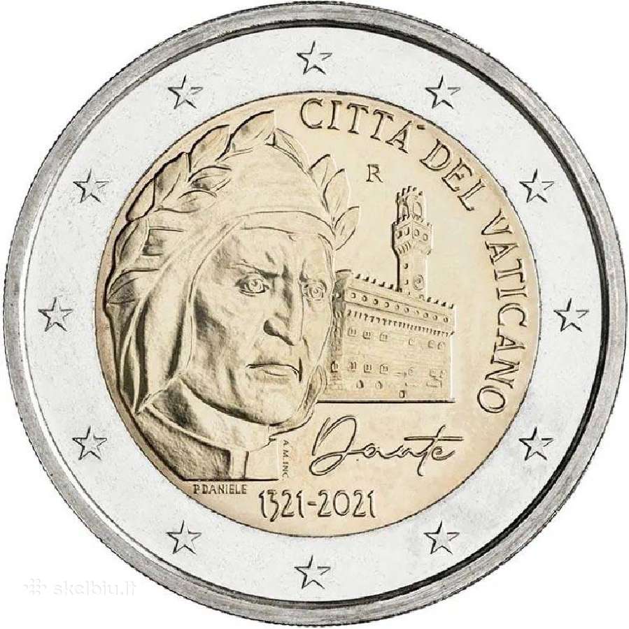 2 eurų Vatikano Unc proginės monetos - nuotraukos Nr. 4