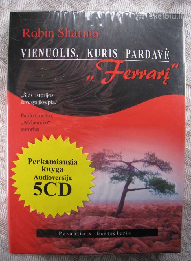 Robin Sharma Vienuolis kuris pardavė Ferrarį / 5cd