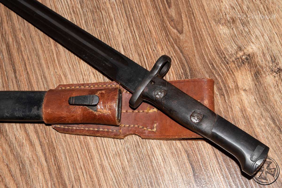 Belgiškas M1924 Durtuvas su makštim ir varle