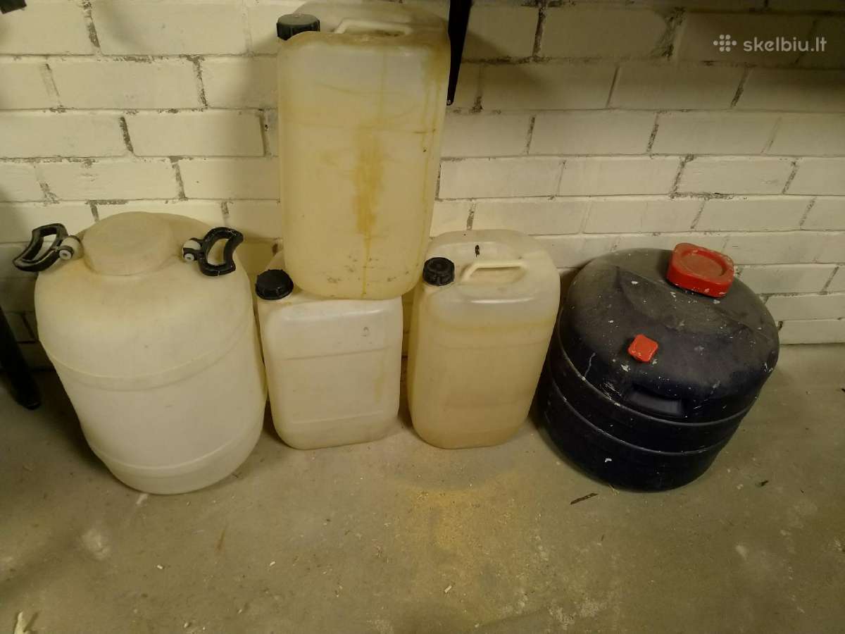Plastmasinės talpos