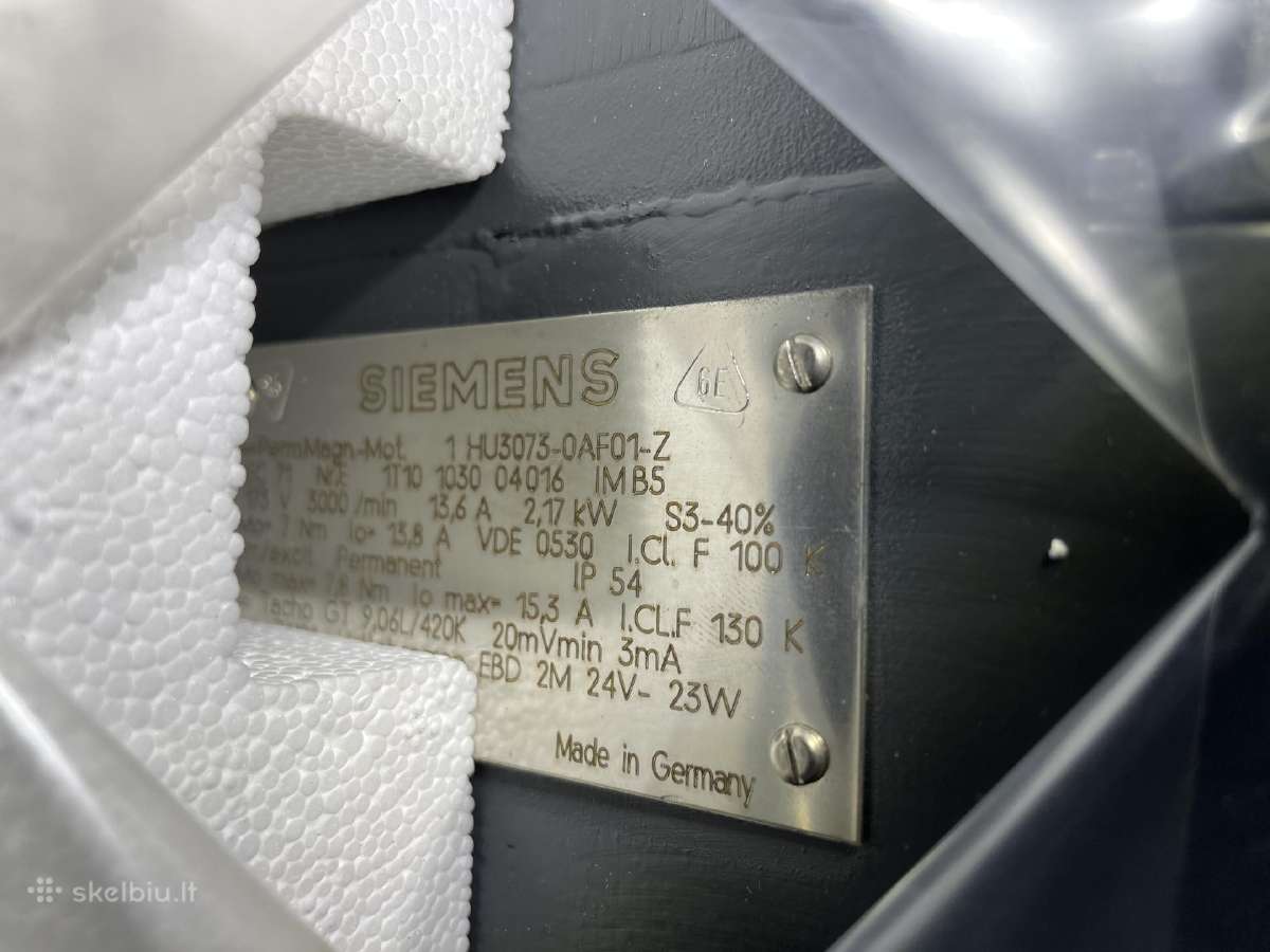 Siemens 1hu3073-0af01 servo variklis - nuotraukos Nr. 5