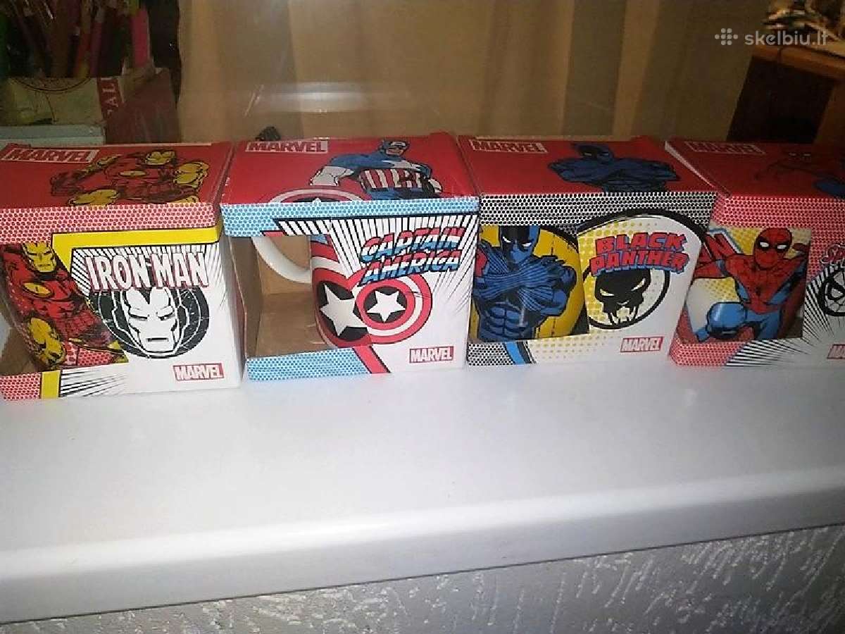 Marvel shields žetonai, puodeliai, albumai - nuotraukos Nr. 2