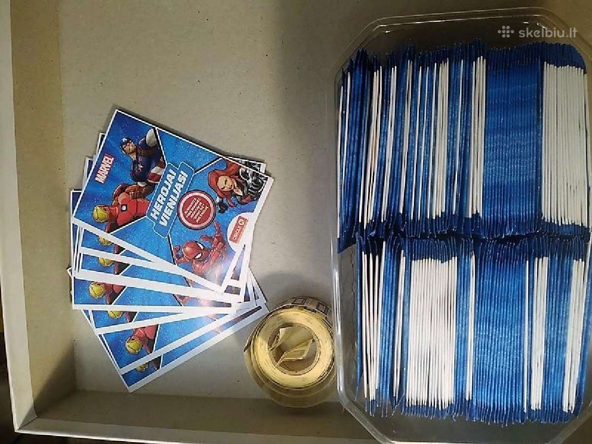 Marvel shields žetonai, puodeliai, albumai - nuotraukos Nr. 6