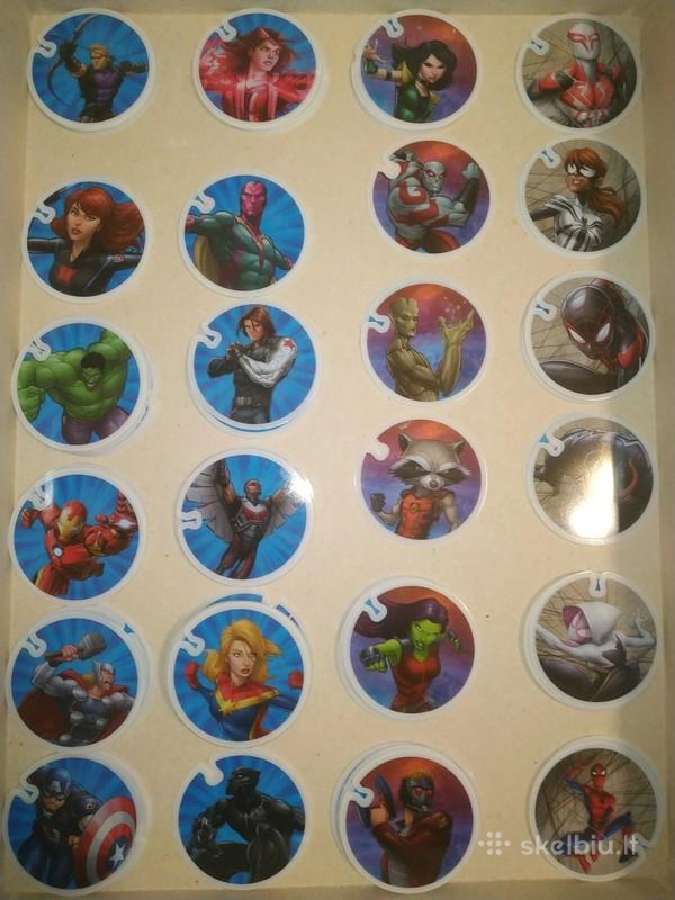Marvel shields žetonai, puodeliai, albumai - nuotraukos Nr. 4