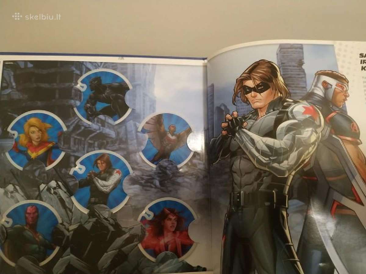 Marvel shields žetonai, puodeliai, albumai - nuotraukos Nr. 14