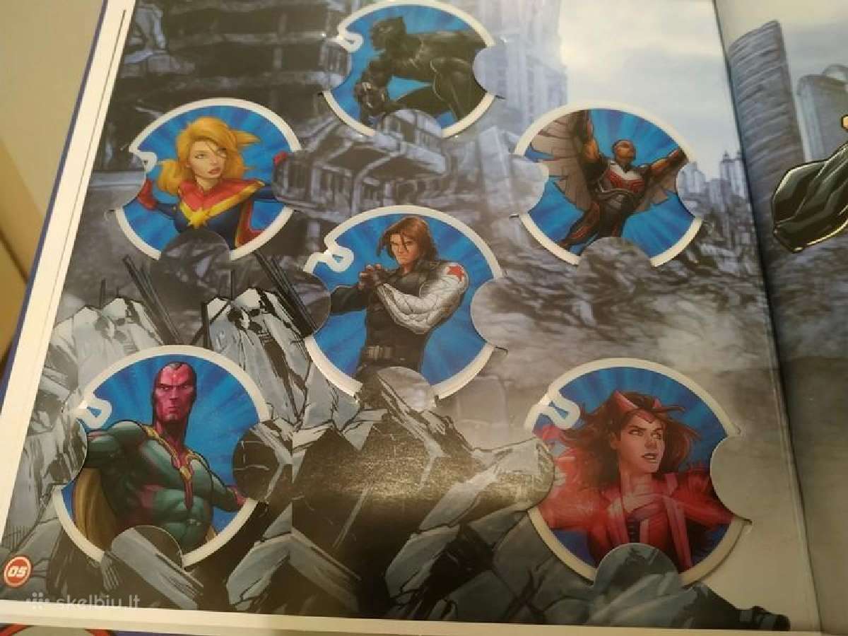 Marvel shields žetonai, puodeliai, albumai - nuotraukos Nr. 15
