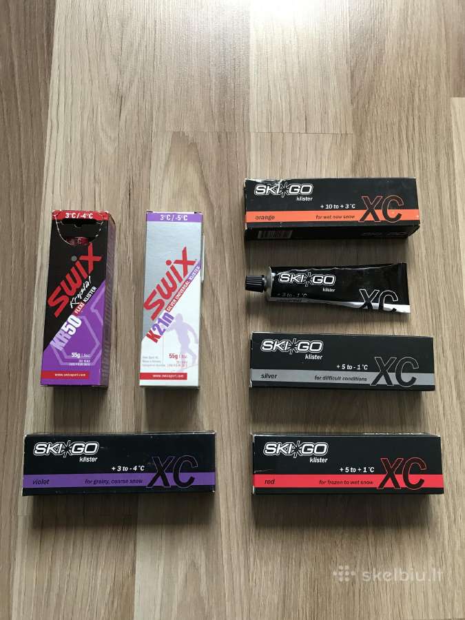 Swix /Skigo Klisteriai (Atsispyrimo tepalai)