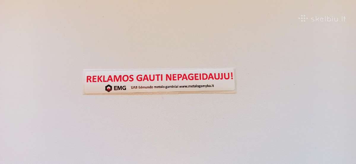 Parduodu lipduka"reklamos gauti nepageidauju"