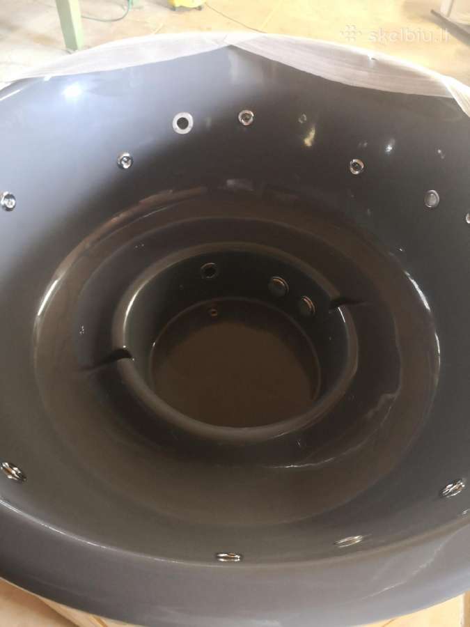 Lauko kubilas su jacuzzi sistema, LED apšvietimu - nuotraukos Nr. 3
