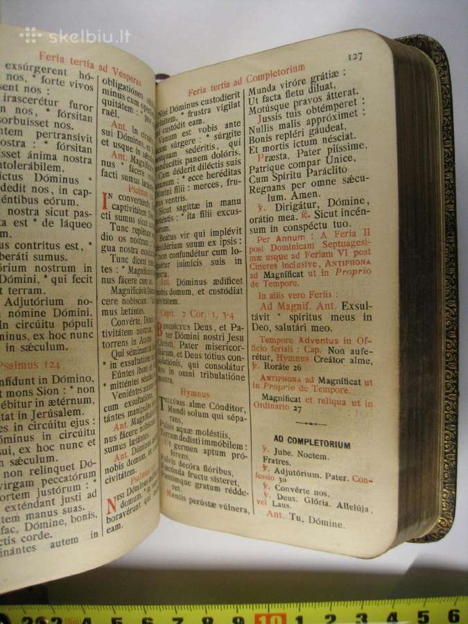 Breviarium romanum 1924 m. - nuotraukos Nr. 8