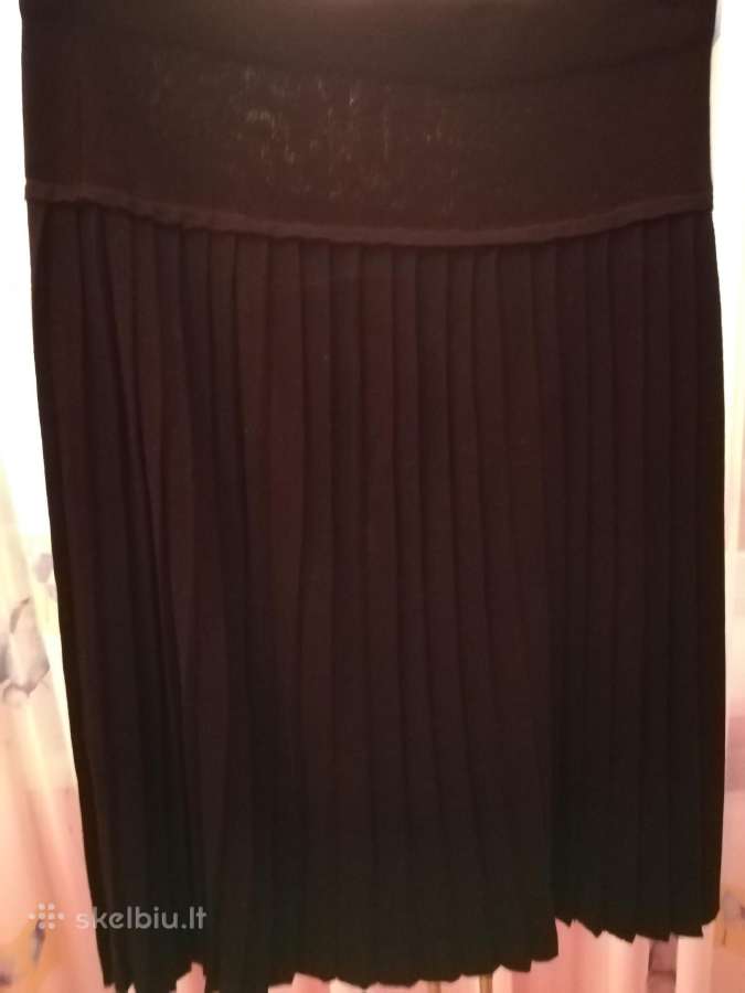 Šiltas klostuotas sijonas Plus size - nuotraukos Nr. 5