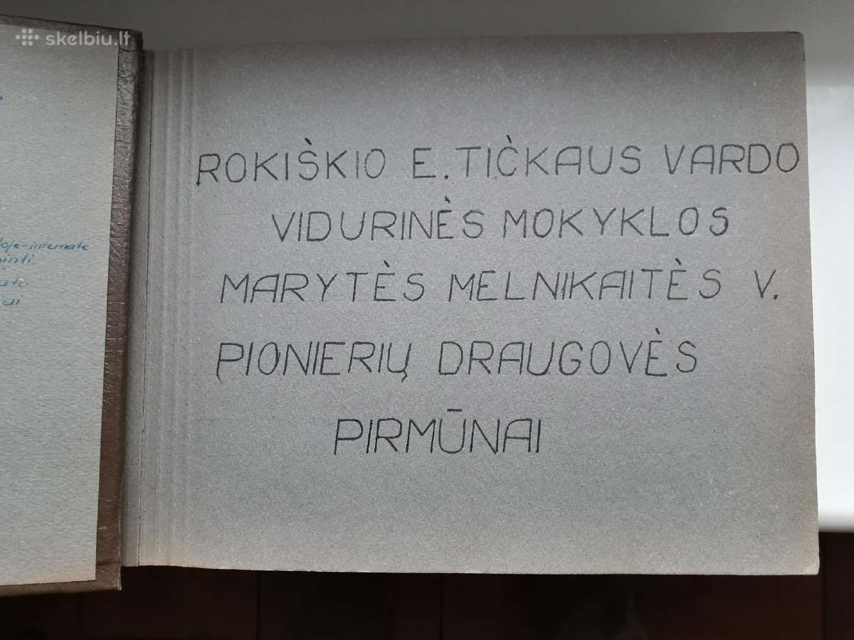 Rokiškio E. Tičkaus vid.mokyklos pionieriai 1960m. - nuotraukos Nr. 3