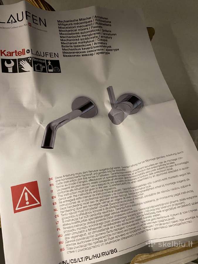 Potinkinis maišytuvas Kartell by Laufen - nuotraukos Nr. 3