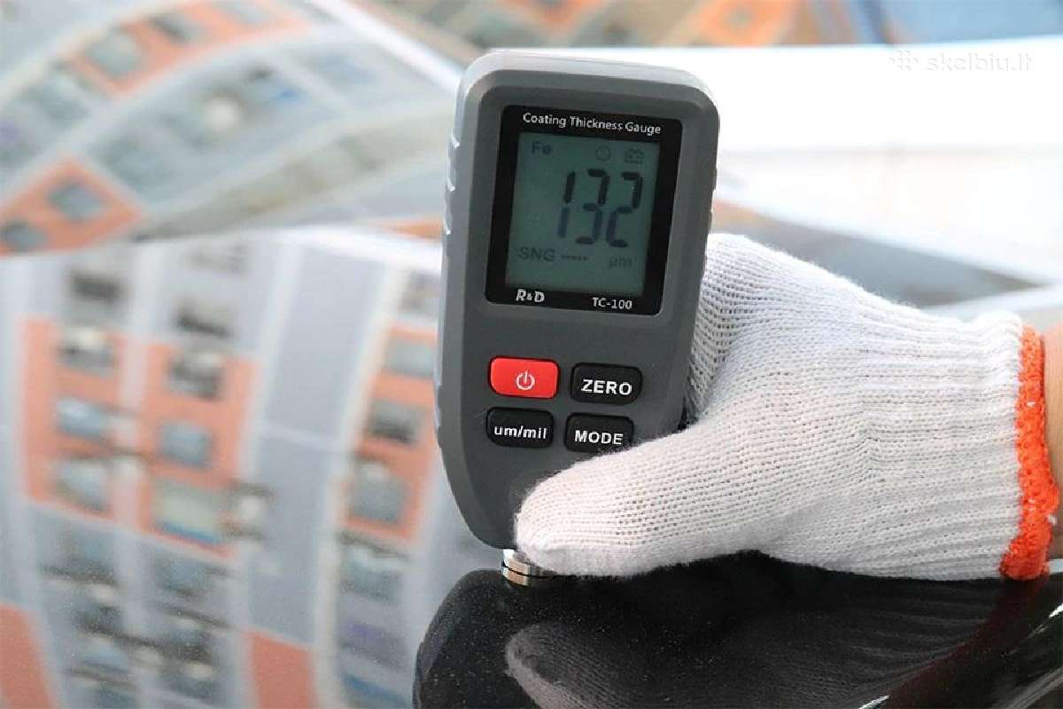 Dažų storio matuoklis Tc100 Et330 Ynb777 Ynb555 - nuotraukos Nr. 6