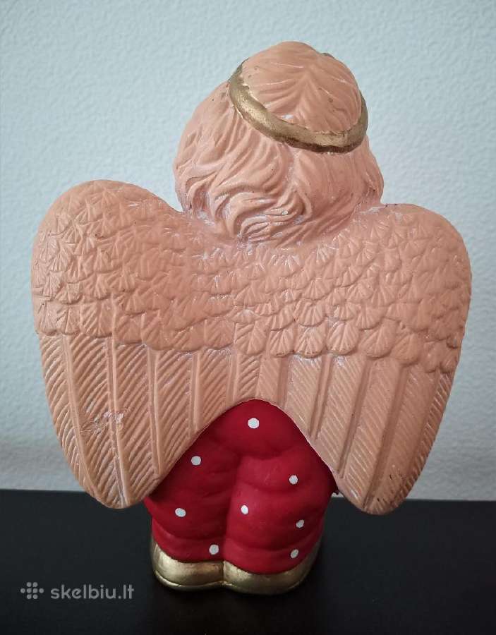Skulptūrėlė žvakidė Angelas - nuotraukos Nr. 3
