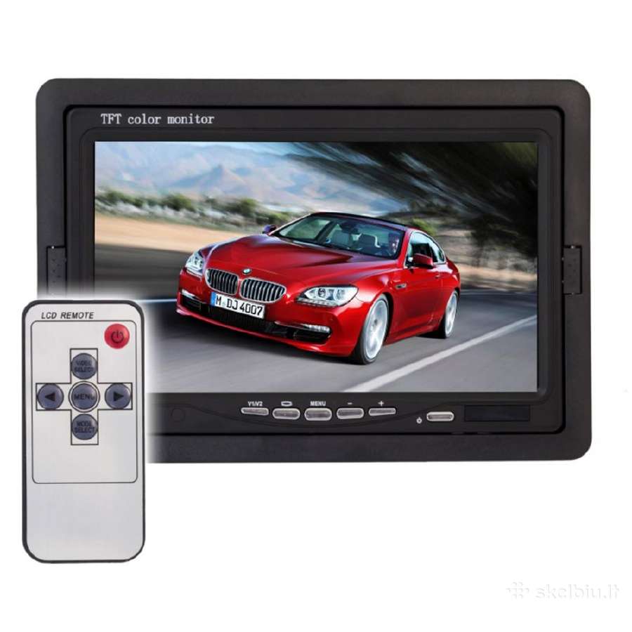 Belaidė galinio vaizdo parkavimosi kamera ir LCD - nuotraukos Nr. 4