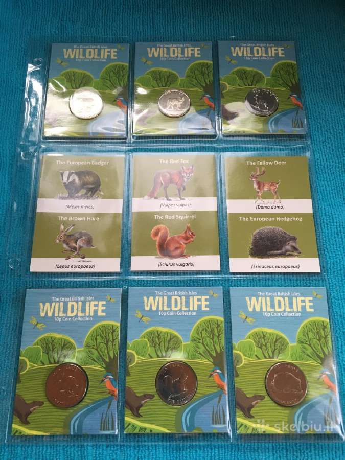 Monetos Guernsey 6 vnt. 2021m. 10 pensu, cu-ni - nuotraukos Nr. 8