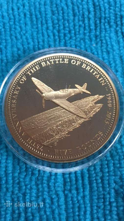Moneta Tristan da Cunha 2015m. 5 svarai, cu-ni