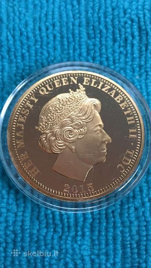 Moneta Tristan da Cunha 2015m. 5 svarai, cu-ni - nuotraukos Nr. 2
