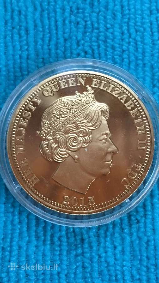 Moneta Tristan da Cunha 2015m. 5 svarai, cu-ni - nuotraukos Nr. 2