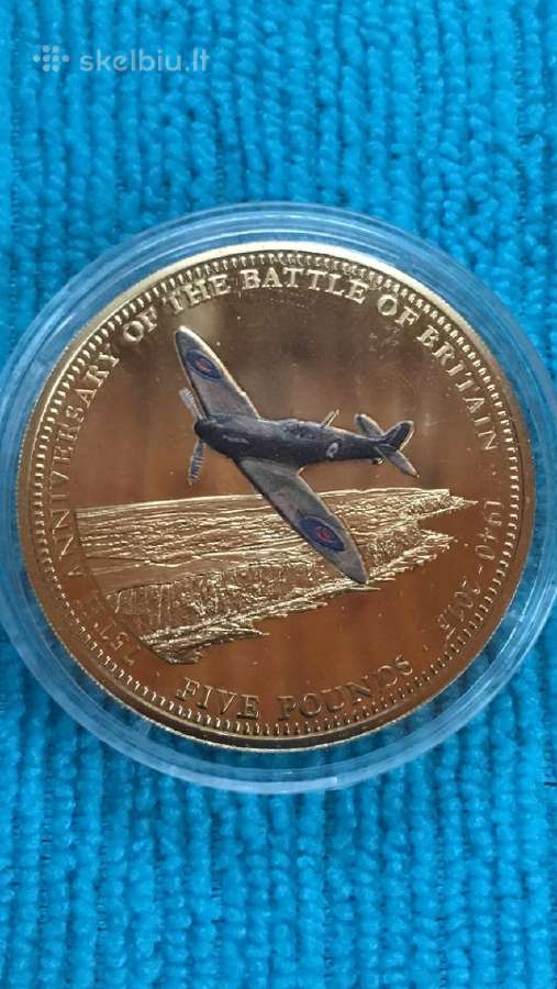 Moneta Tristan da Cunha 2015m. 5 svarai, cu-ni