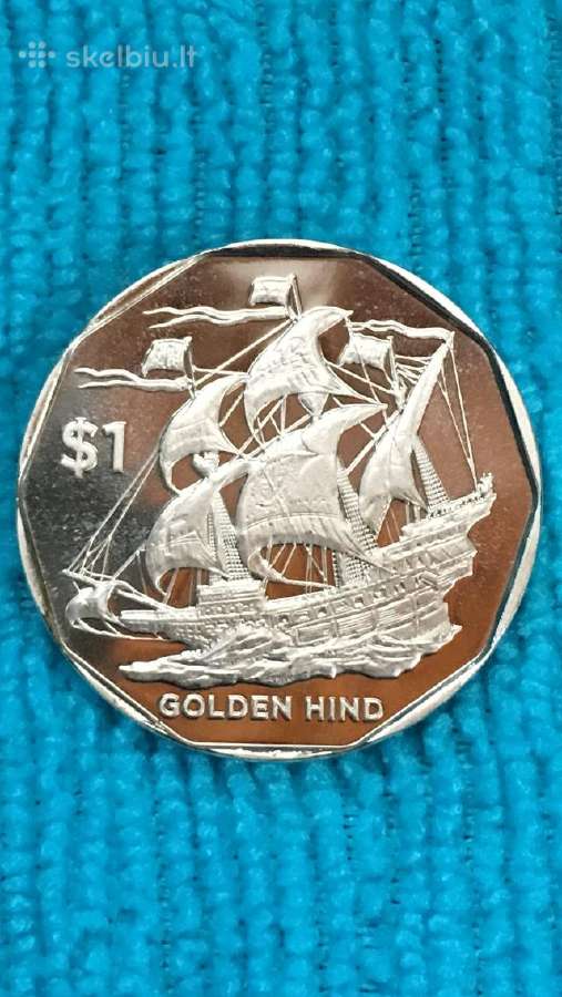Moneta B. Virgin i. 2022m. 1dollar, cu-ni