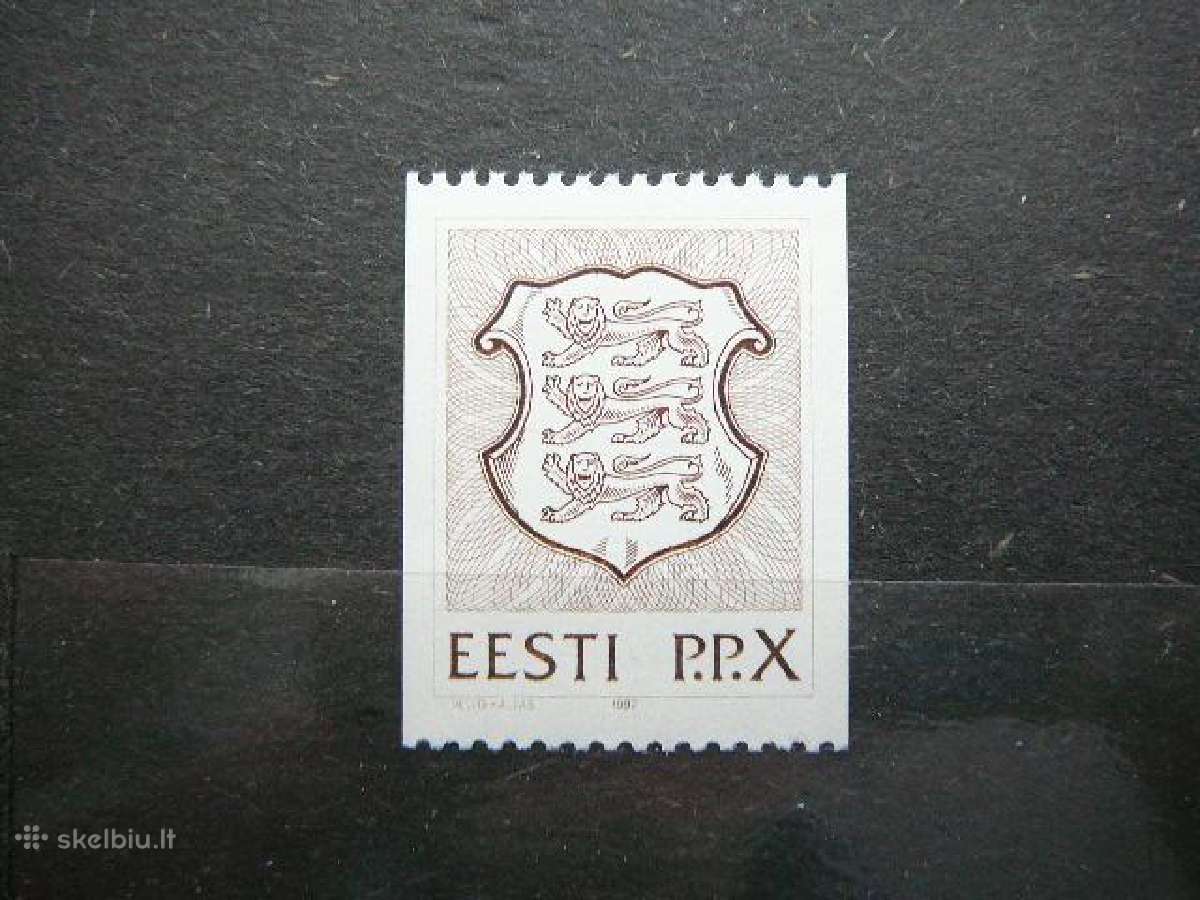 Standartai Estija 1992 Mnh es186s