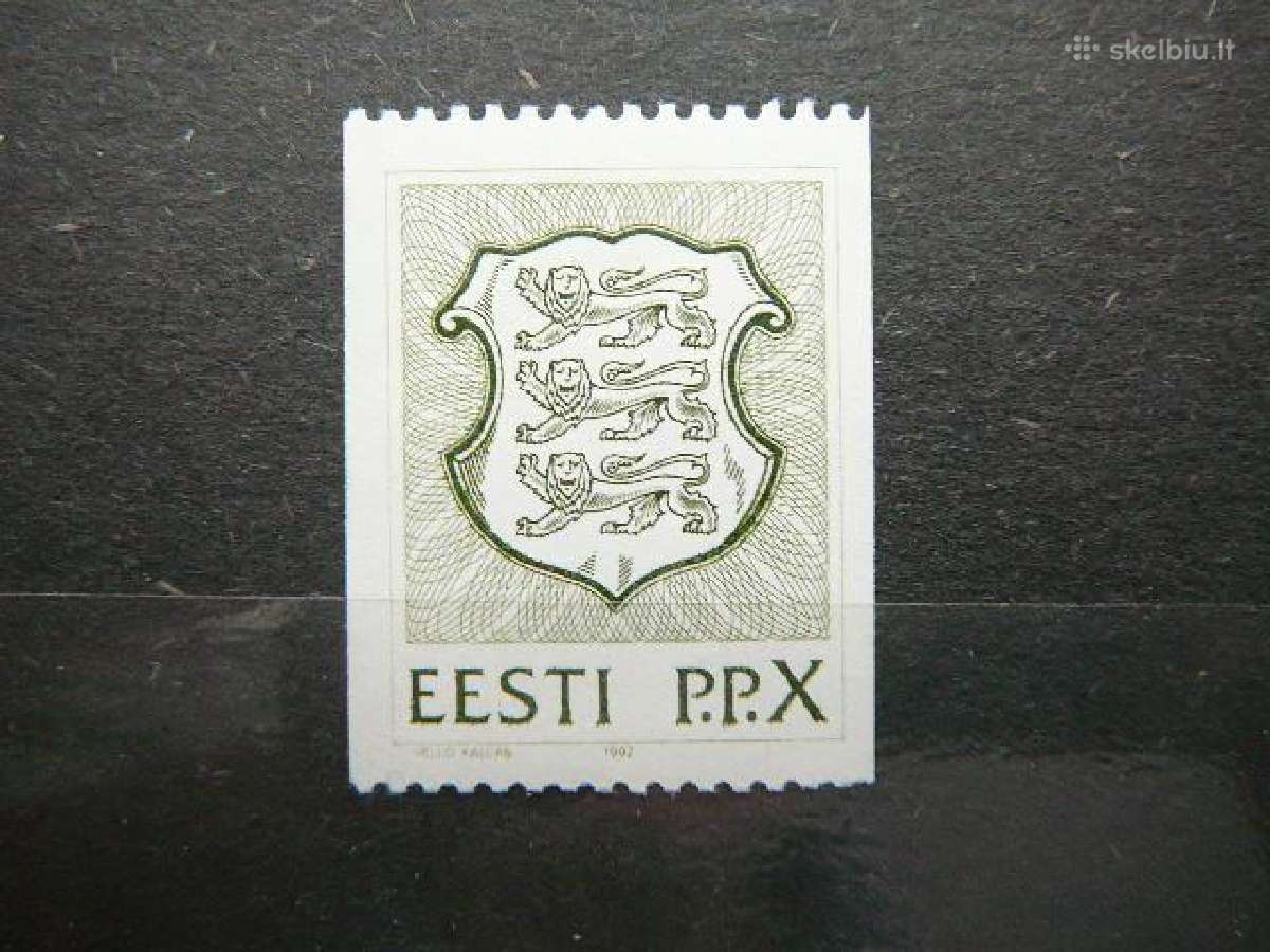Standartai Estija 1992 Mnh es187s