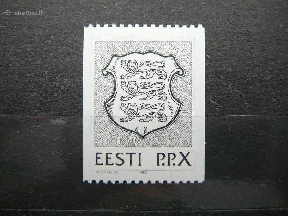 Standartai Estija 1992 Mnh es192s