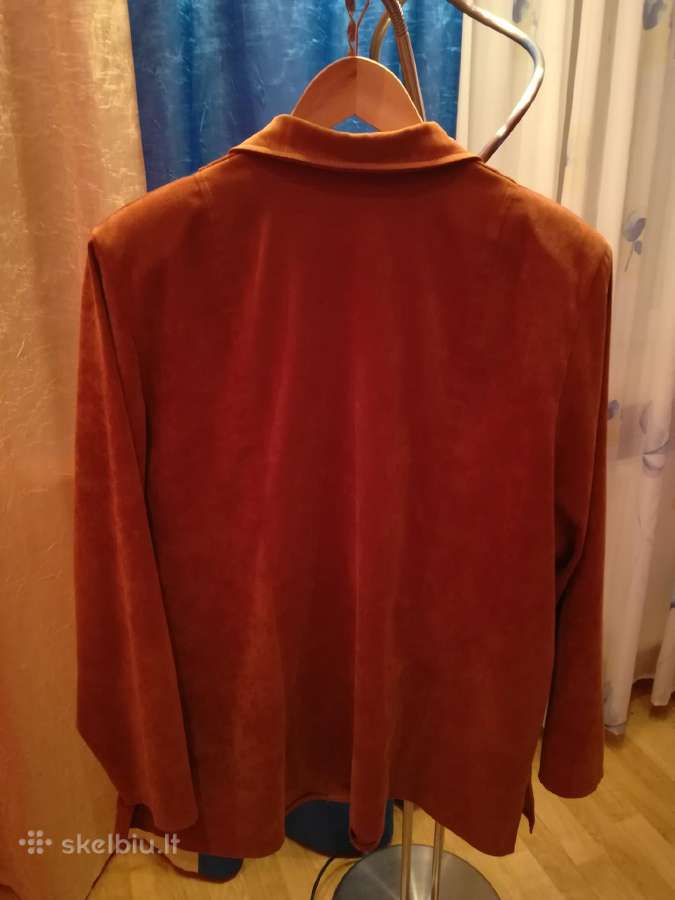 Zomšo imitacijos švarkas 7xl - nuotraukos Nr. 4
