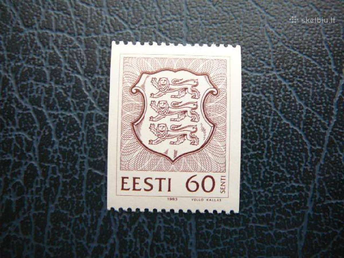 Standartai Estija 1993 Mnh es198s