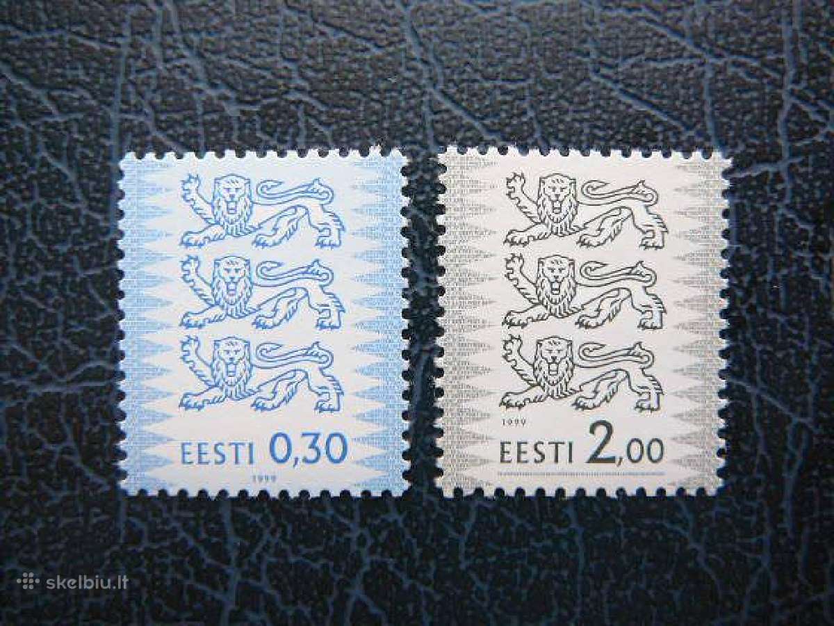 Standartai Herbas Liutai Estija 1999 Mnh es357s