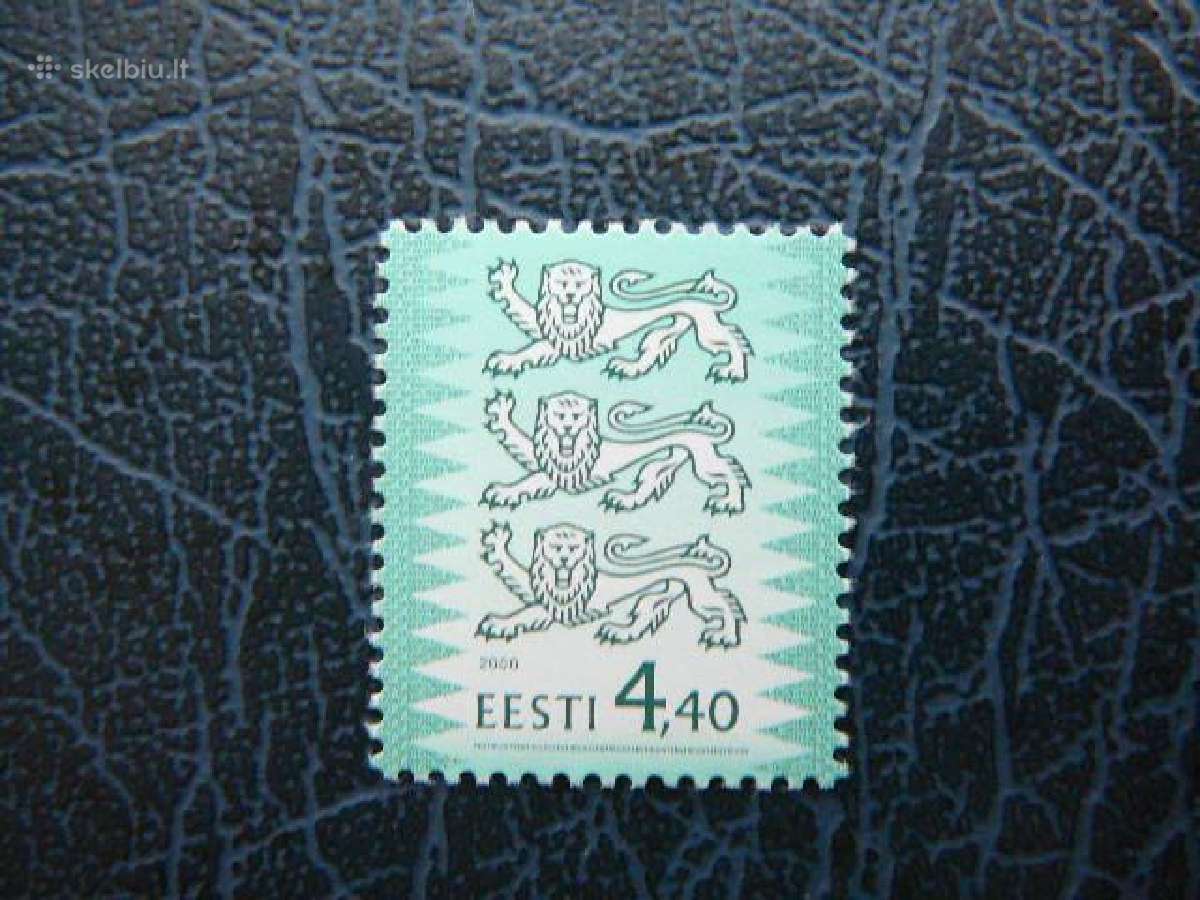 Standartai Herbas Liutai Estija 2000 Mnh es376s