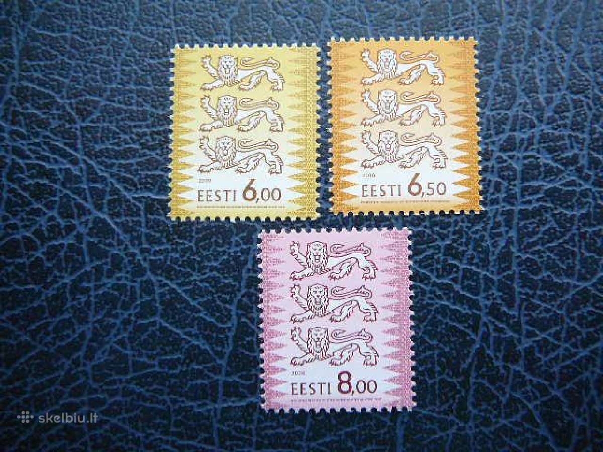 Standartai Herbas Liutai Estija 2000 Mnh es381s