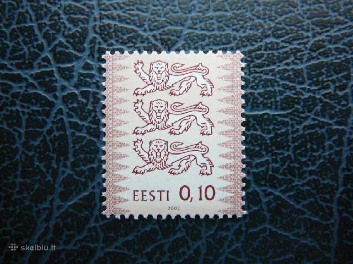 Standartai Herbas Liutai Estija 2002 Mnh es428s