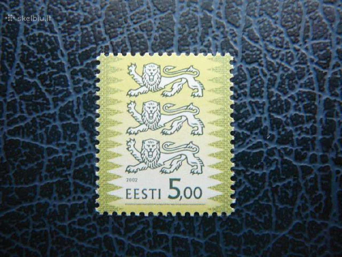 Standartai Herbas Liutai Estija 2002 Mnh es413iis