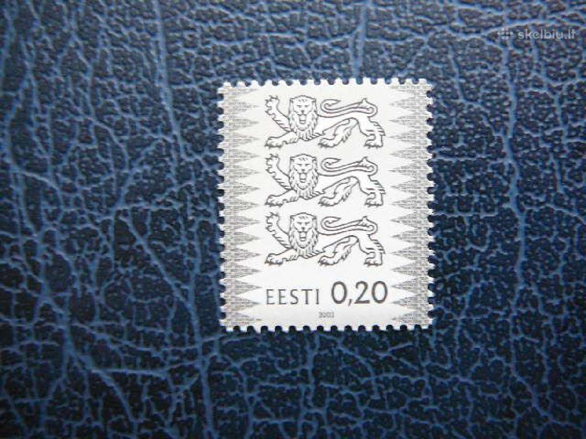 Standartai Herbas Liutai Estija 2003 Mnh es467s
