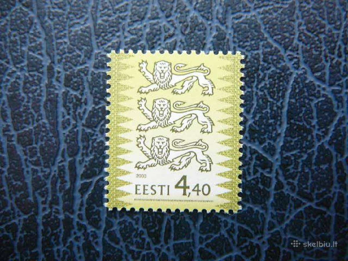 Standartai Herbas Liutai Estija 2003 Mnh es450iis