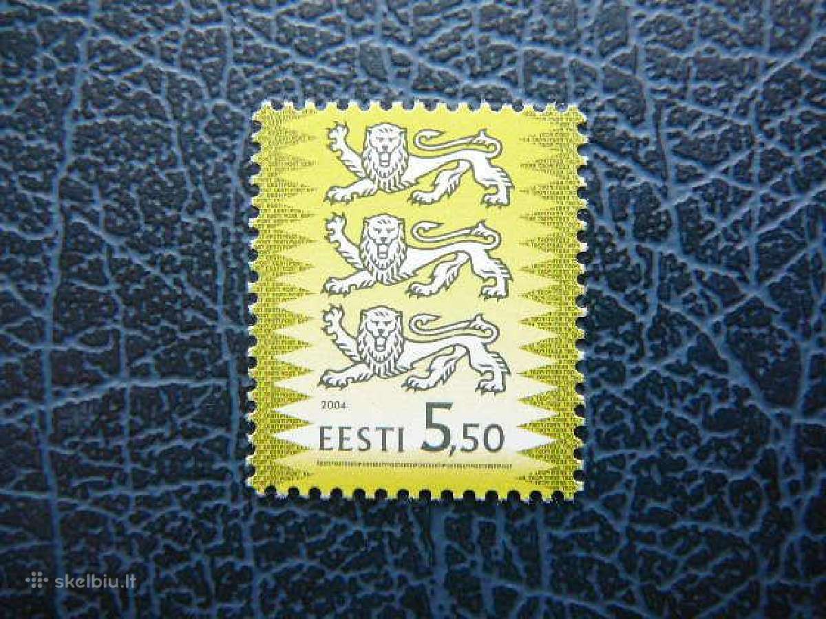Standartai Herbas Liutai Estija 2004 Mnh es485s
