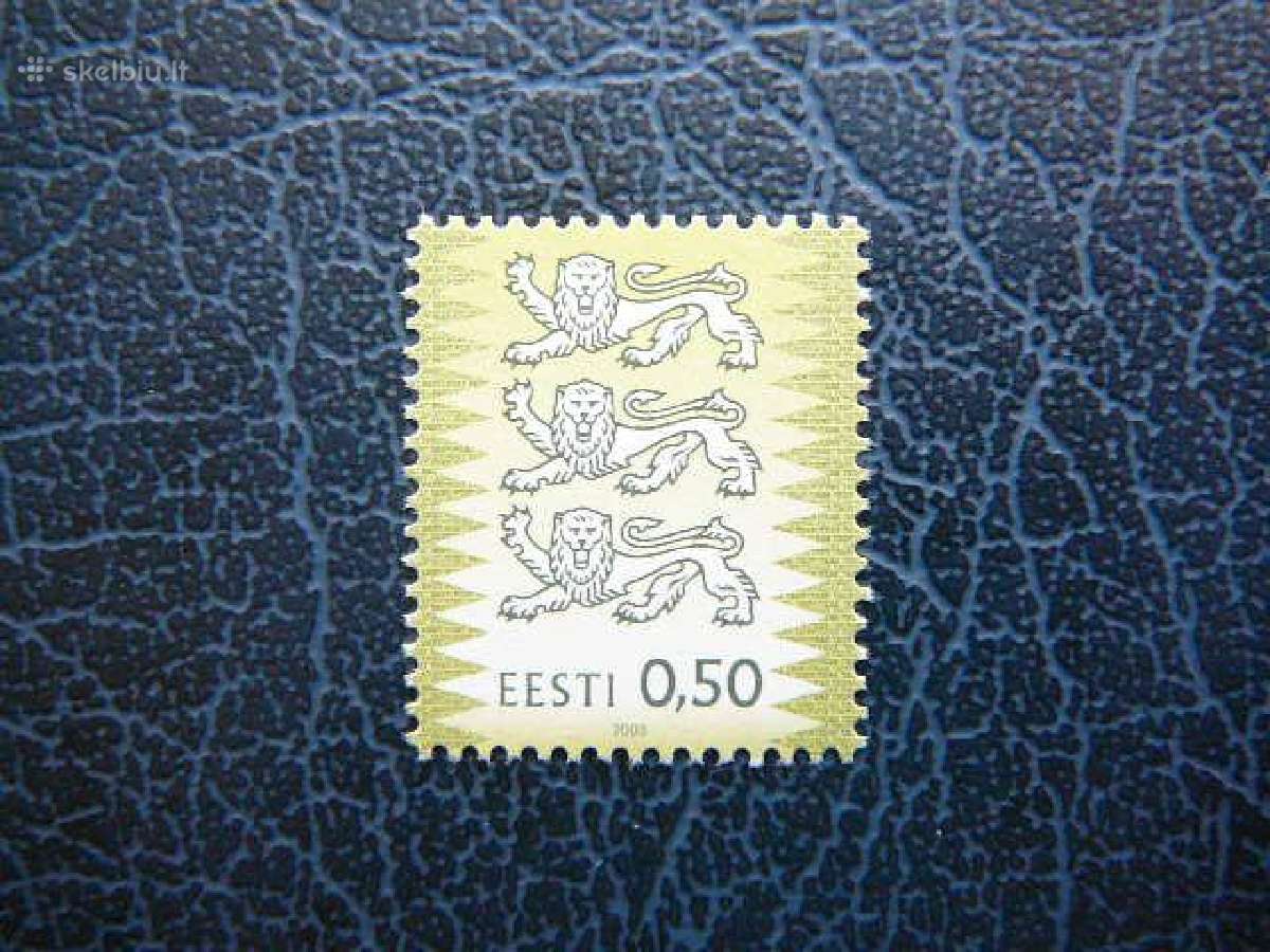 Standartai Herbas Liutai Estija 2003 Mnh es453s