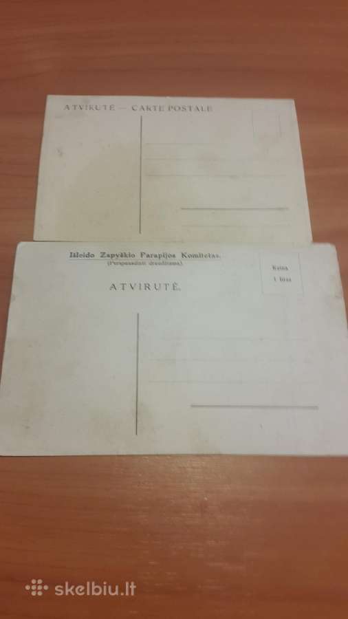 Tarpukario atvirukai Panevėžys ir Zapyškis - nuotraukos Nr. 2