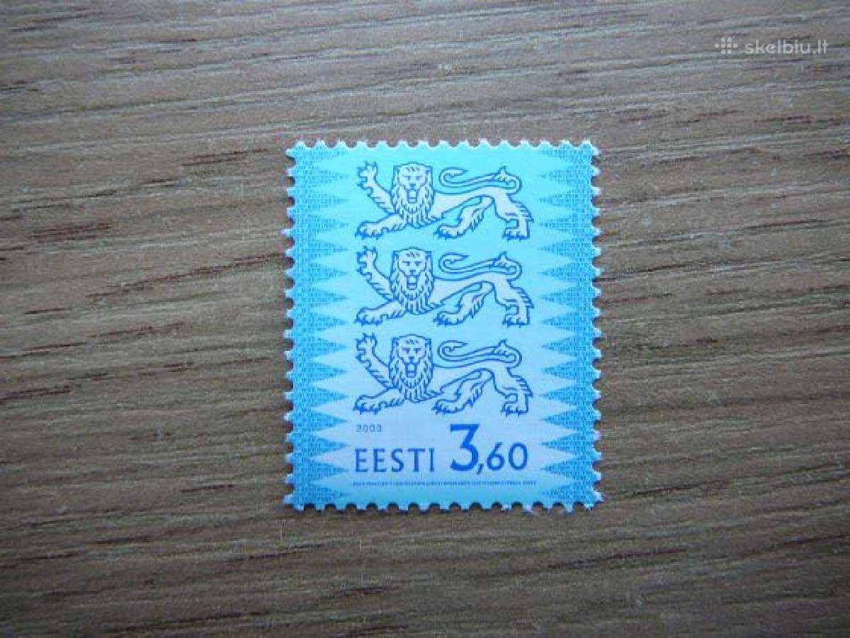 Standartai Herbas Liutai Estija 2000 Mnh es356iis